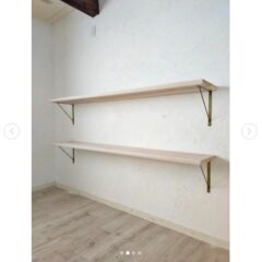 【お店のブラケット棚取り付け】